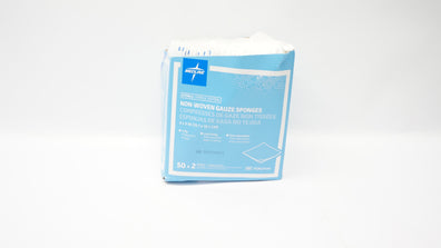 Medline NON21444 Non-Woven Gauze Sponges 4-ply 4inch x 4inch - Pack of 100